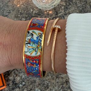 Hermes Feux D’artifice Vintage Enamel Bangle